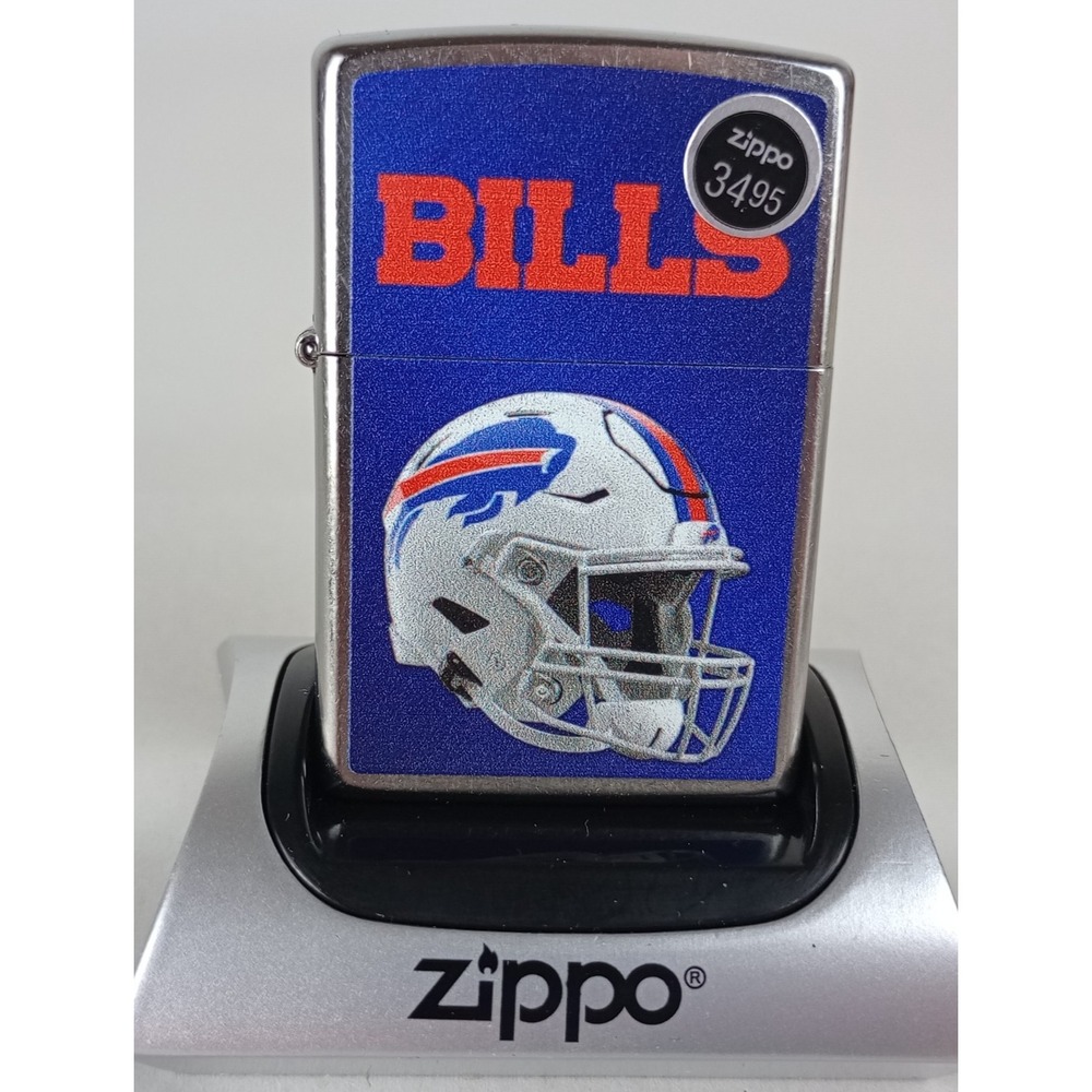 Brand New in Box Genuine Zippo NFL Lighter Buffalo Bills Football Helmet